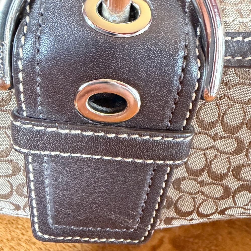 Coach Soho Signature Flap Shoulder Bag - Picture 7 of 10